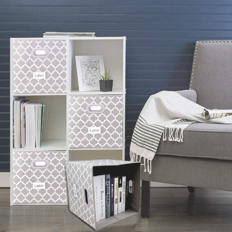 Red Barrel Studio® 13X13 Cube Storage Bins, Collapsible Large Box